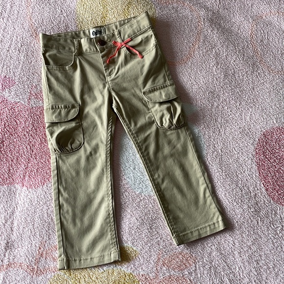 Stretchy cotton pants with zipper - 2 pairs - Picture 2 of 12